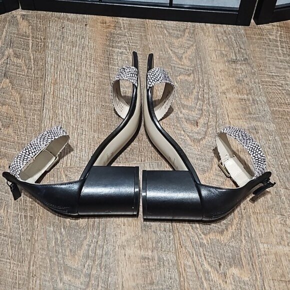 Cole Haan Zippered Strappy Heels Size 10 - Picture 9 of 12